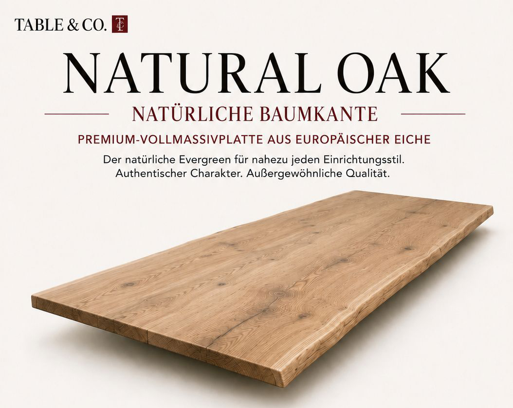 Natural Oak Eichentische - unsere Esstische zum ausziehen für jedes Esszimmer
